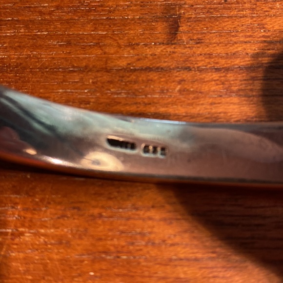 Sterling silver bangle - Picture 3 of 4